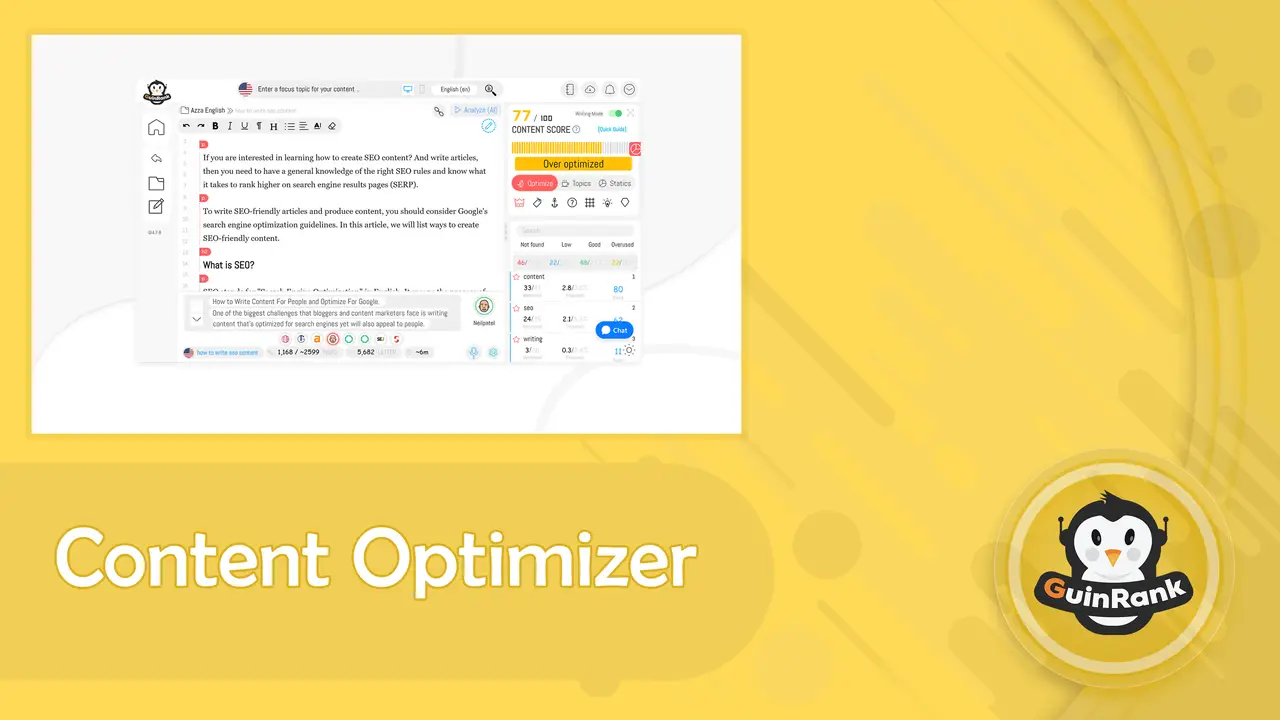 Free Content Optimizer Tool