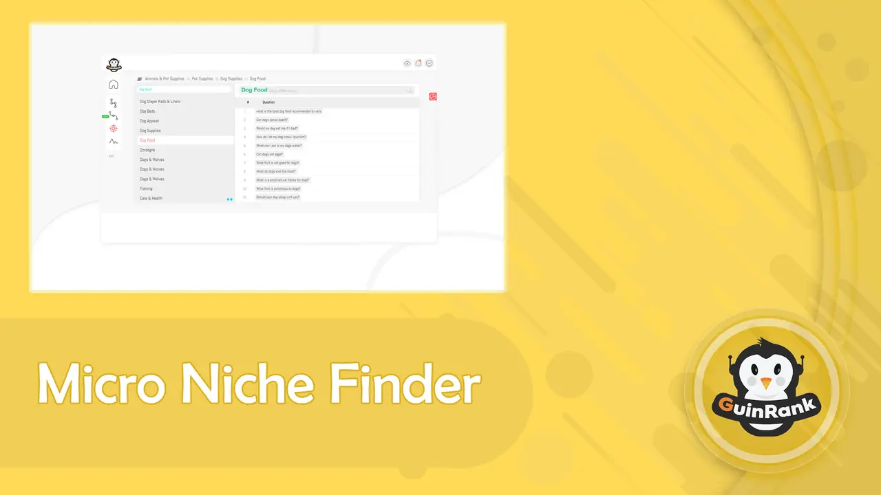 Free Keyword Niche Finder Tool 