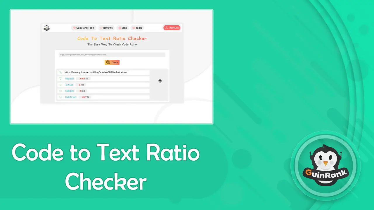 Code to Text Ratio | Free SEO Tool