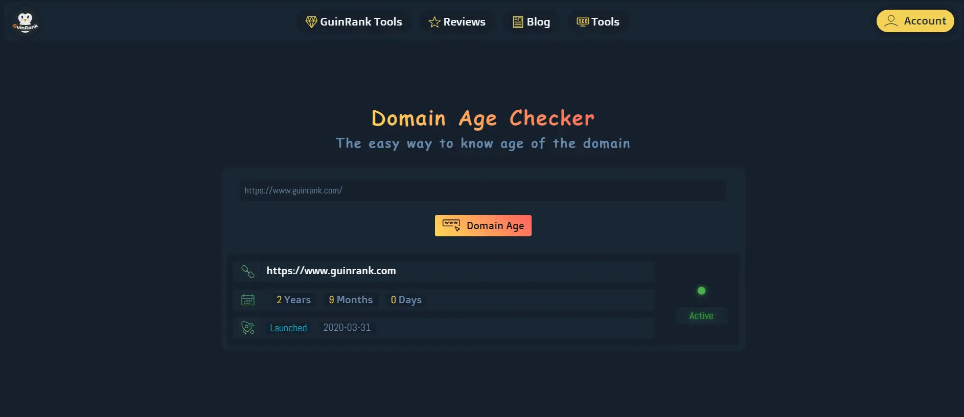 Check Domain Age