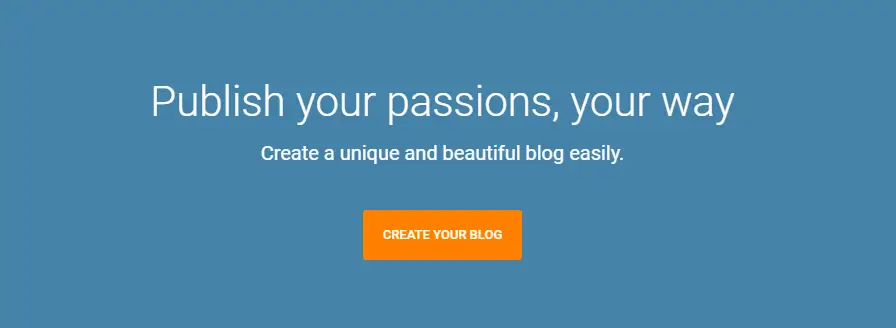 CREATE YOUR BLOG